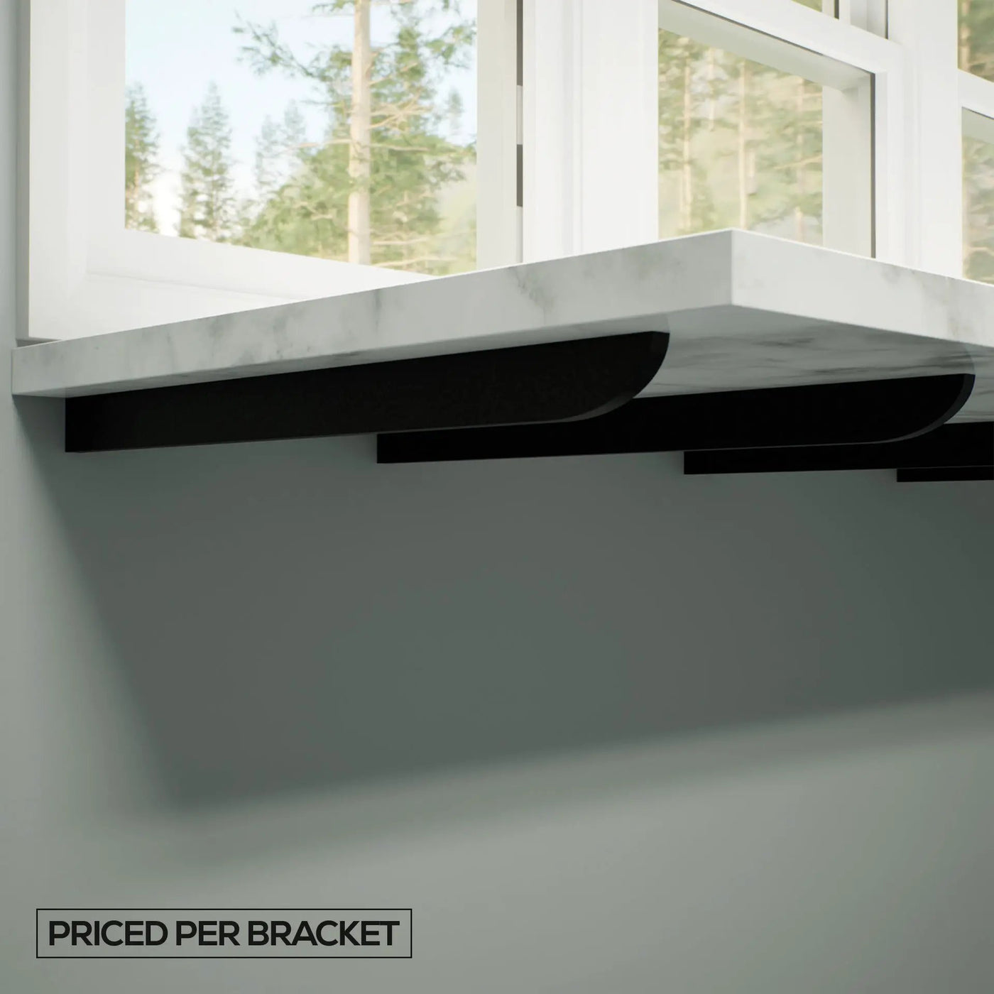 The Original™ Slim Side Wall Bracket by The Original Granite Bracket