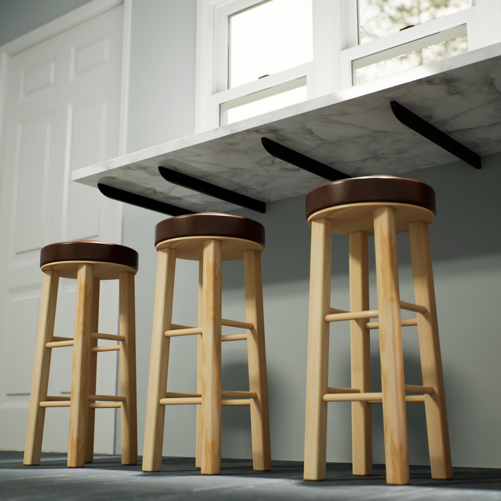 The Original™ Slim Side Wall Bracket by The Original Granite Bracket