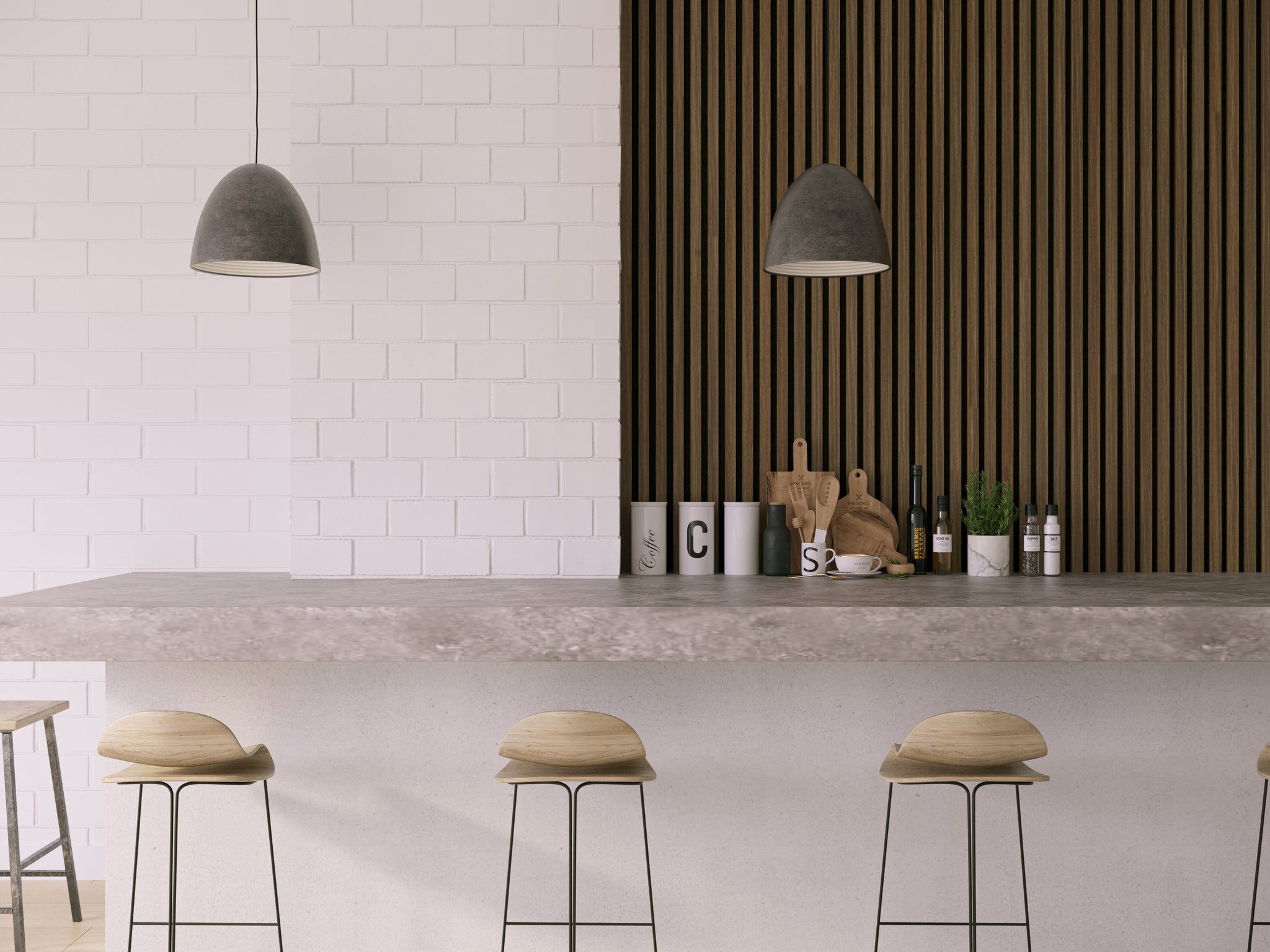 2-Pack Acoustic Wall Panels – Smoked Oak by Dogberrycollections