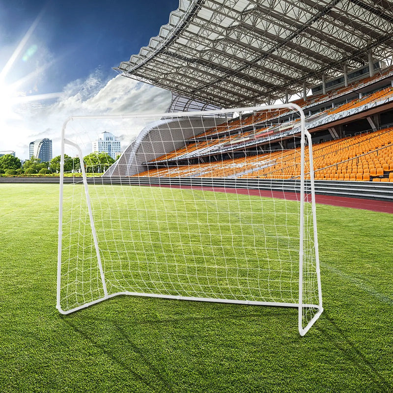 Soccer Goal for Backyard with Heavy Duty Frame and Ground Stakes by DirectDeals
