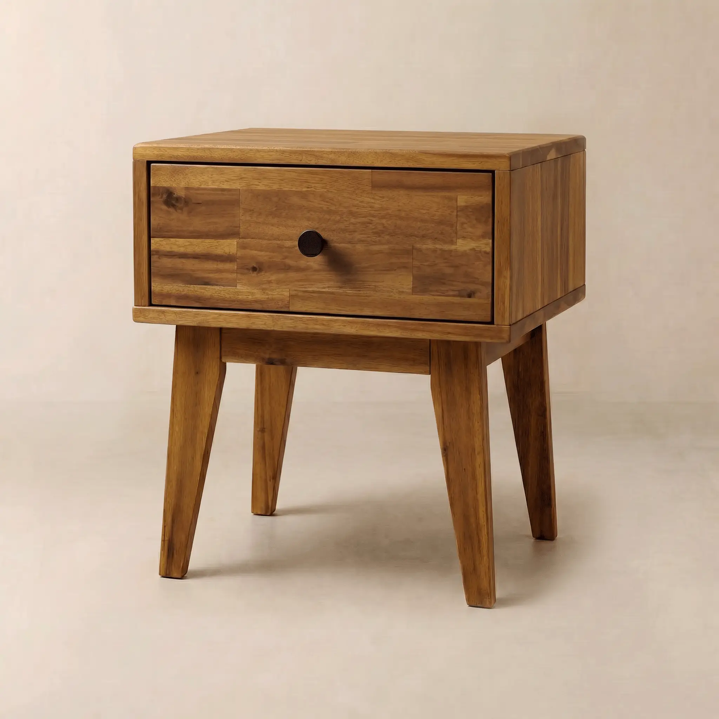 Sofia Solid Wood Nightstand by Megsu