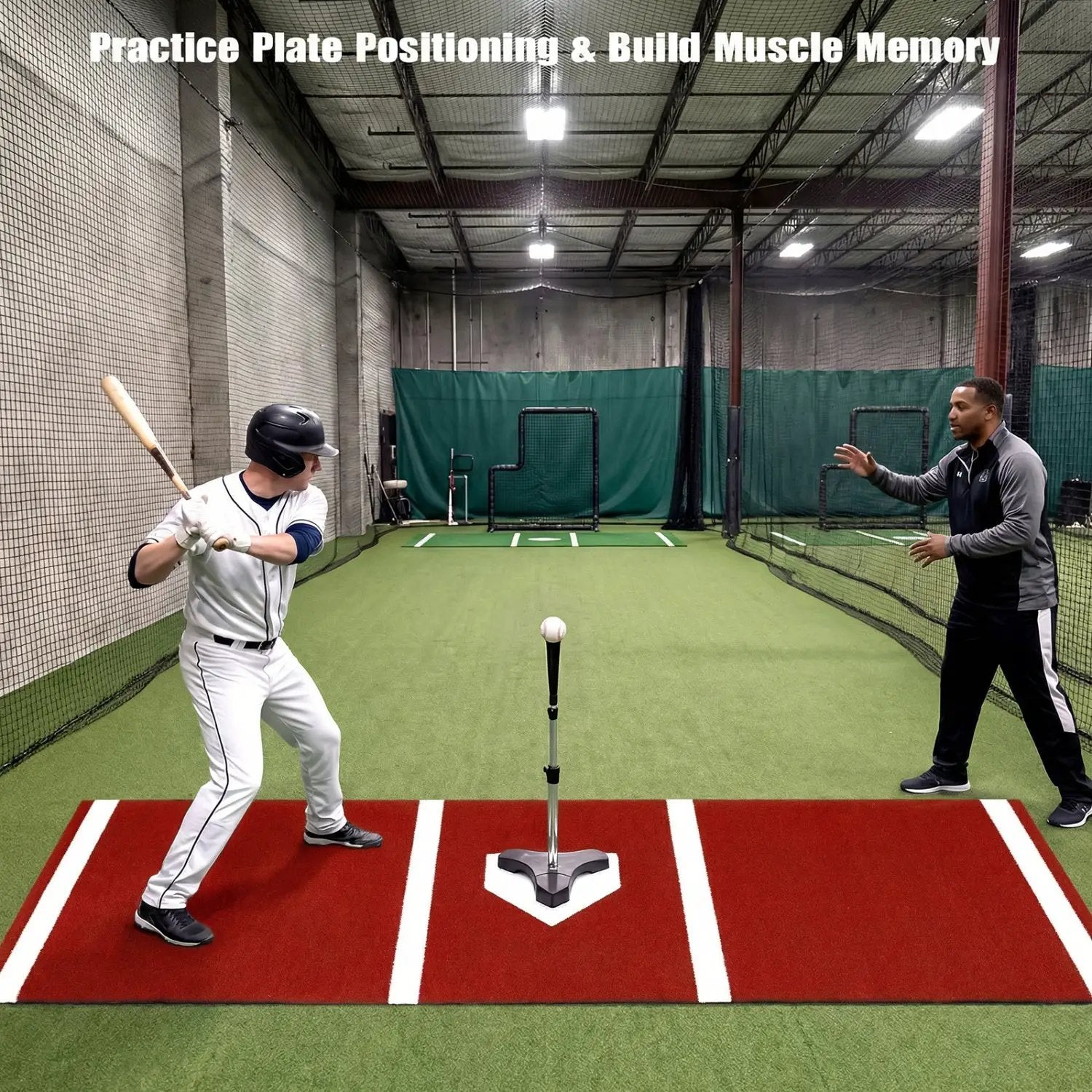 Softball Pitching Mat 10 x 3 Feet Softball Training Aid by DirectDeals