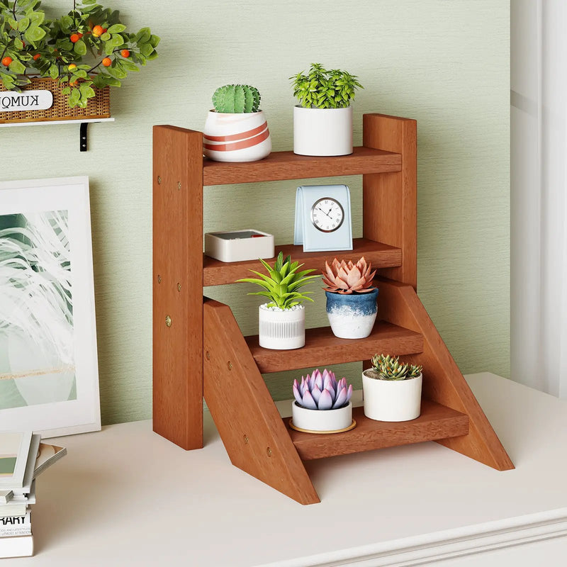 Solid Wood Plant Stand for Flowerpots and Succulents by DirectDeals