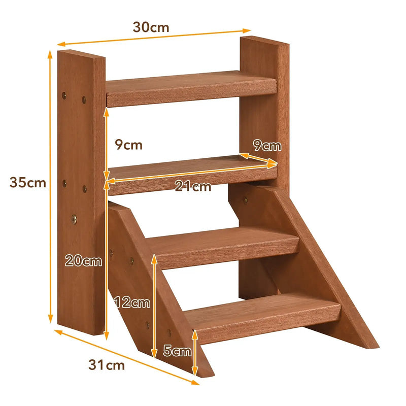 Solid Wood Plant Stand for Flowerpots and Succulents by DirectDeals