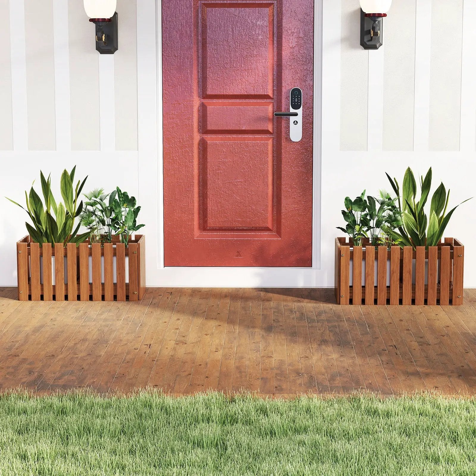 Solid Wood Raised Garden Bed for Flower and Vegetable by DirectDeals