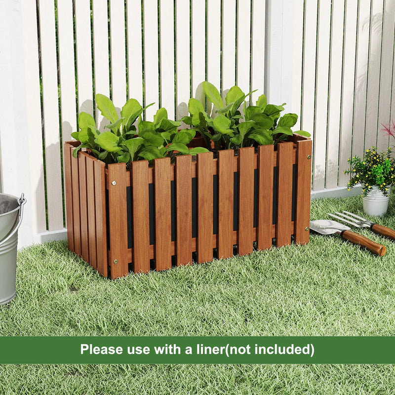 Solid Wood Raised Garden Bed for Flower and Vegetable by DirectDeals
