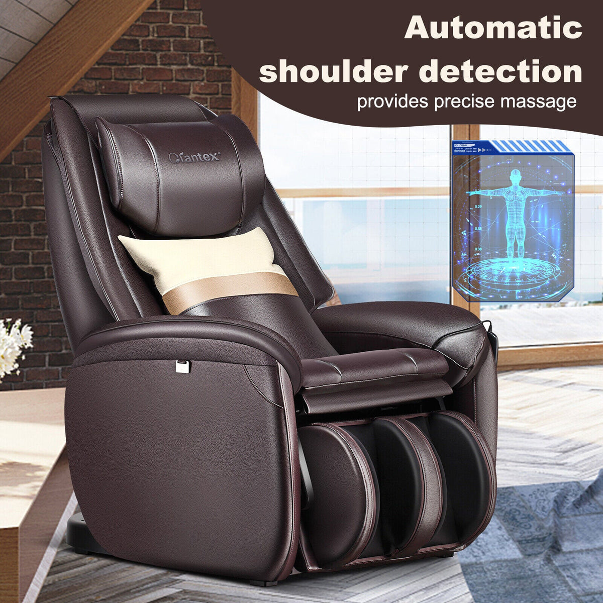 Soothe 26 - Full Body Zero Gravity Massage Chair with Pillow, photo 4 of 22