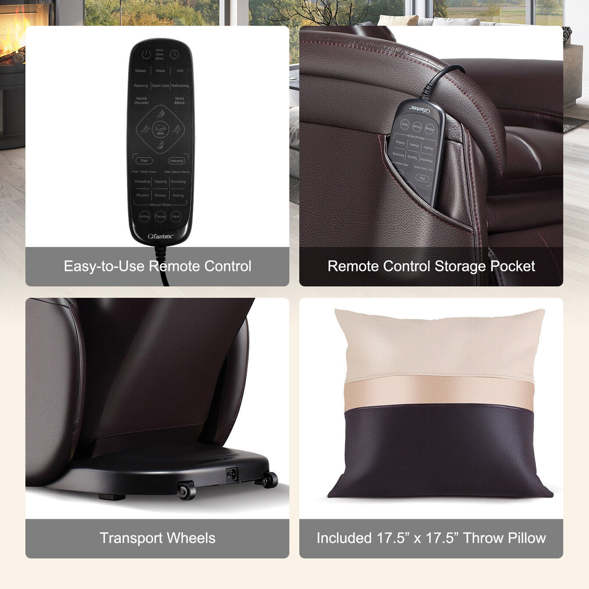 Soothe 26 - Full Body Zero Gravity Massage Chair with Pillow, photo 11 of 22