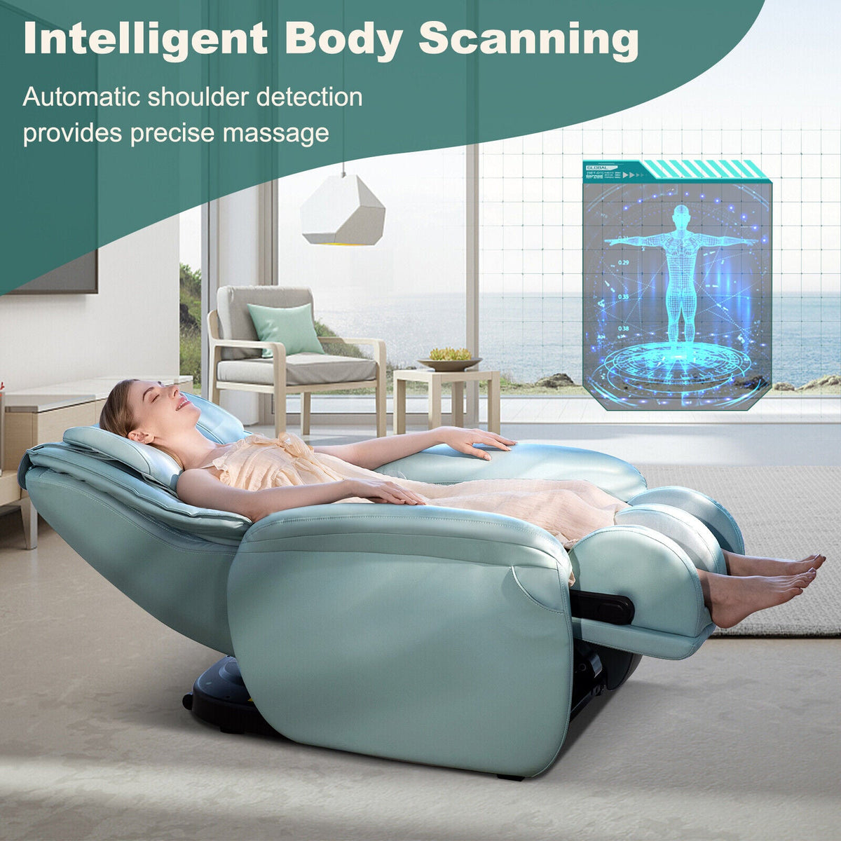 Soothe 26 - Full Body Zero Gravity Massage Chair with Pillow, photo 15 of 22