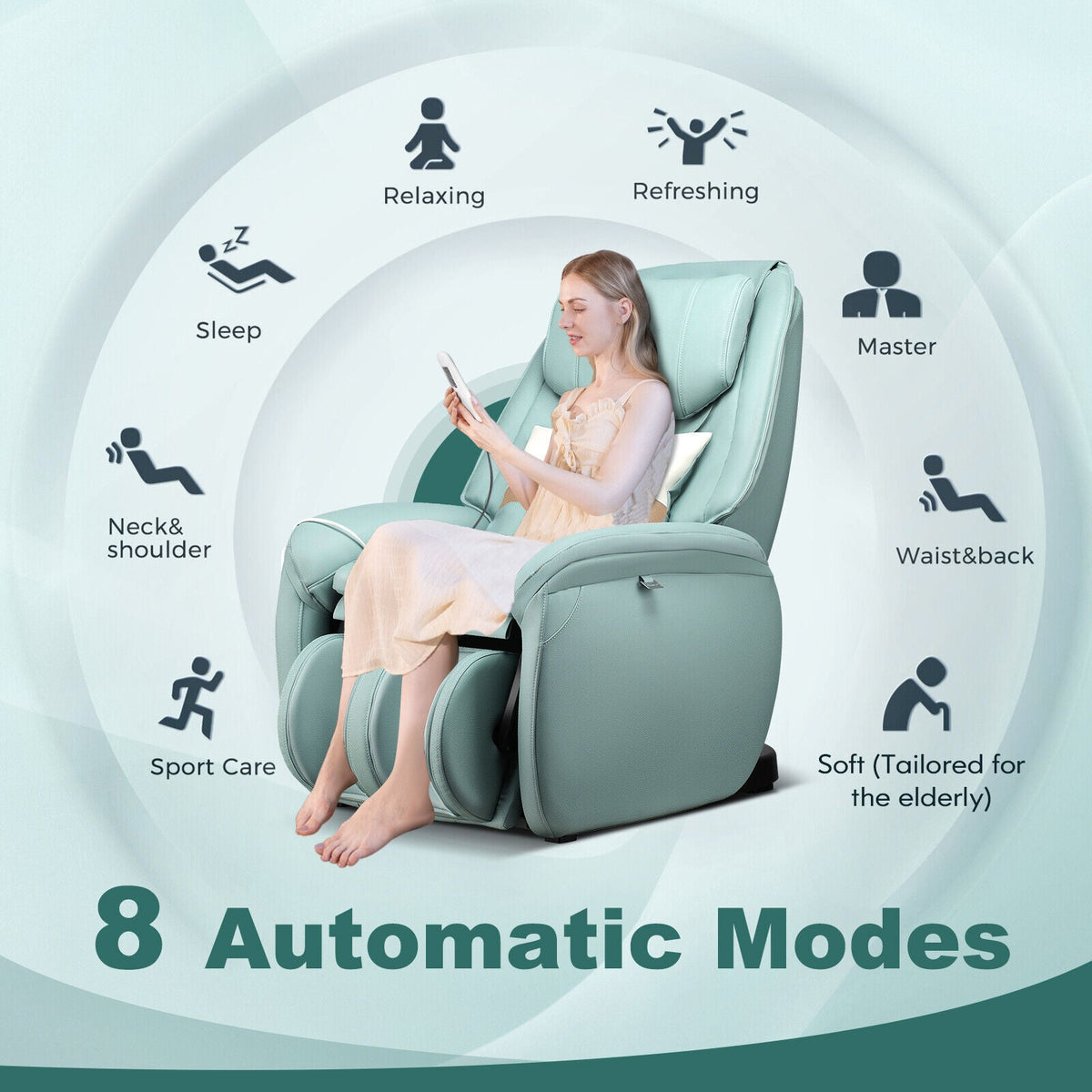 Soothe 26 - Full Body Zero Gravity Massage Chair with Pillow, photo 12 of 22