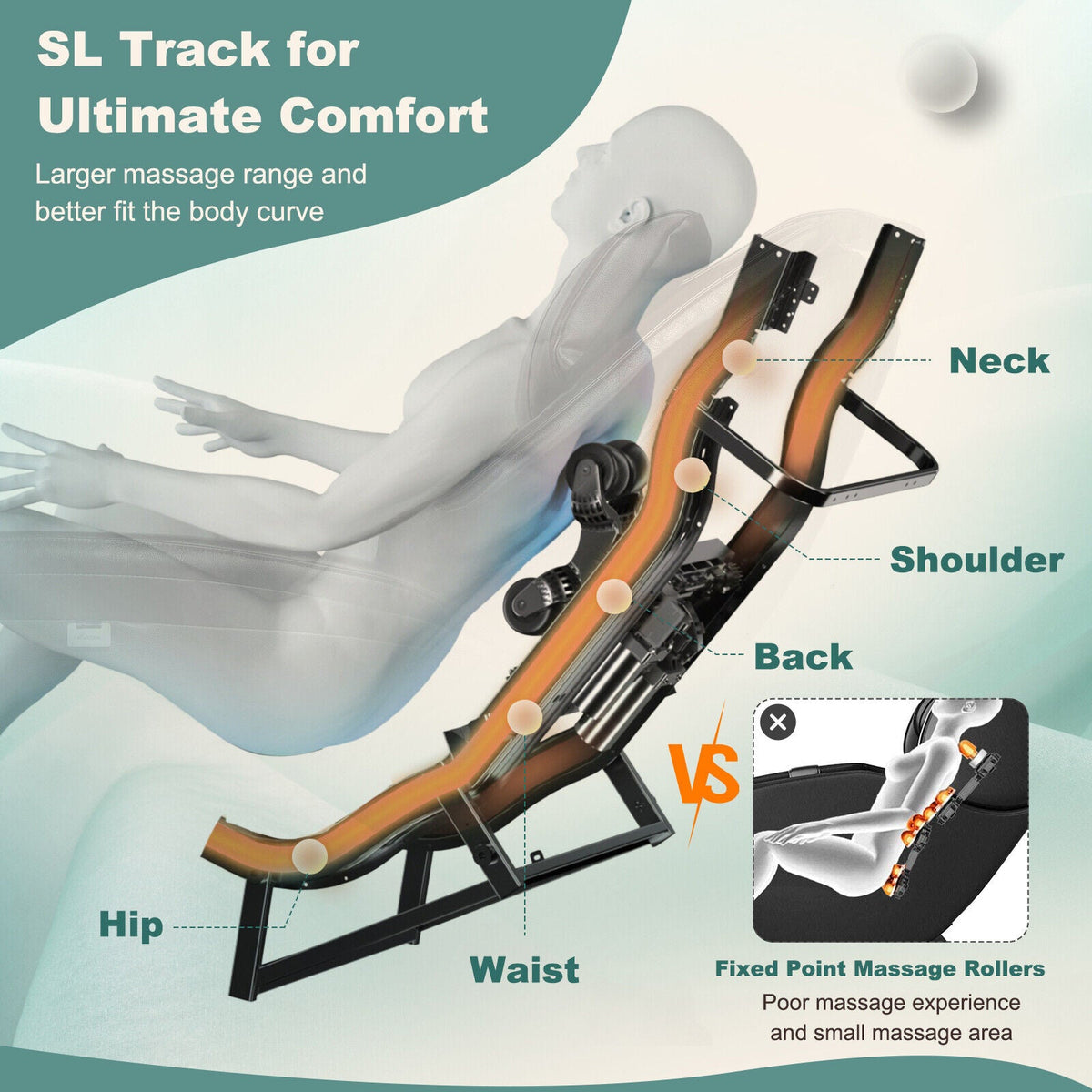 Soothe 26 - Full Body Zero Gravity Massage Chair with Pillow, photo 20 of 22