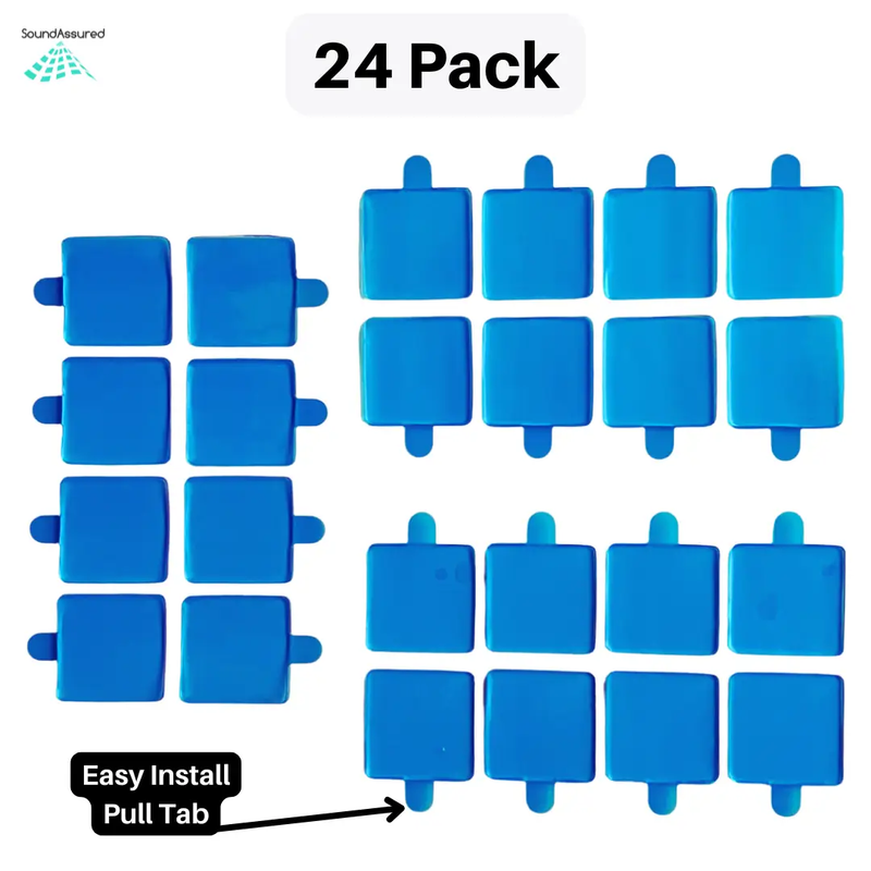 Mounting Tape For Acoustic Foam - Double Sided Adhesive Squares For Easy Installation by SoundAssured