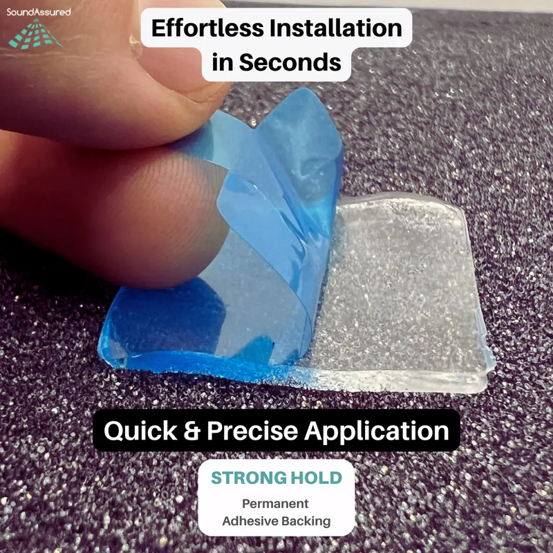 Mounting Tape For Acoustic Foam - Double Sided Adhesive Squares For Easy Installation by SoundAssured