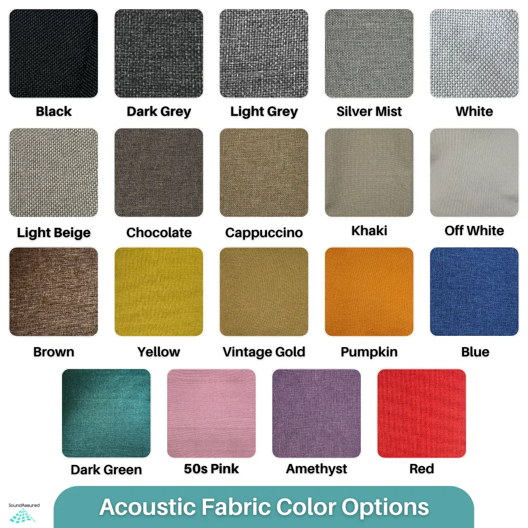 Fabric Wrapped Acoustic Panel | Sound Absorbing Panel For Walls Or Ceilings by SoundAssured
