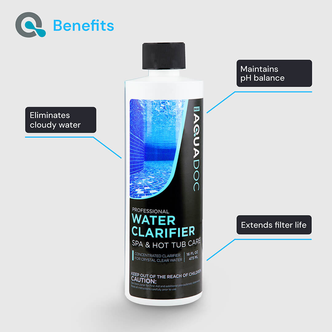 Spa Clarifier & Defoamer Hot Tub Chemical Kit by AquaDoc