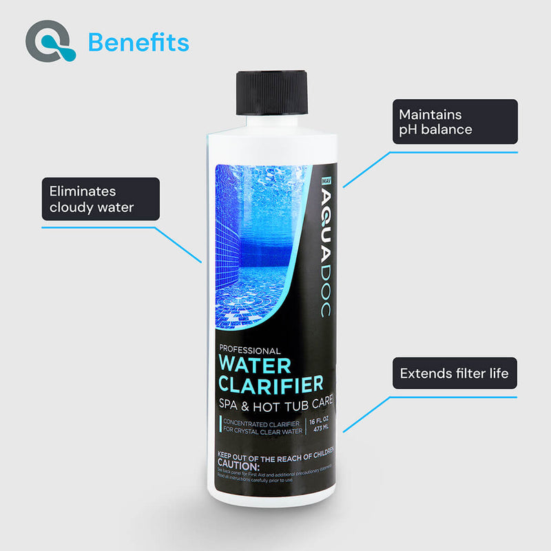 Spa Clarifier & Defoamer Hot Tub Chemical Kit by AquaDoc