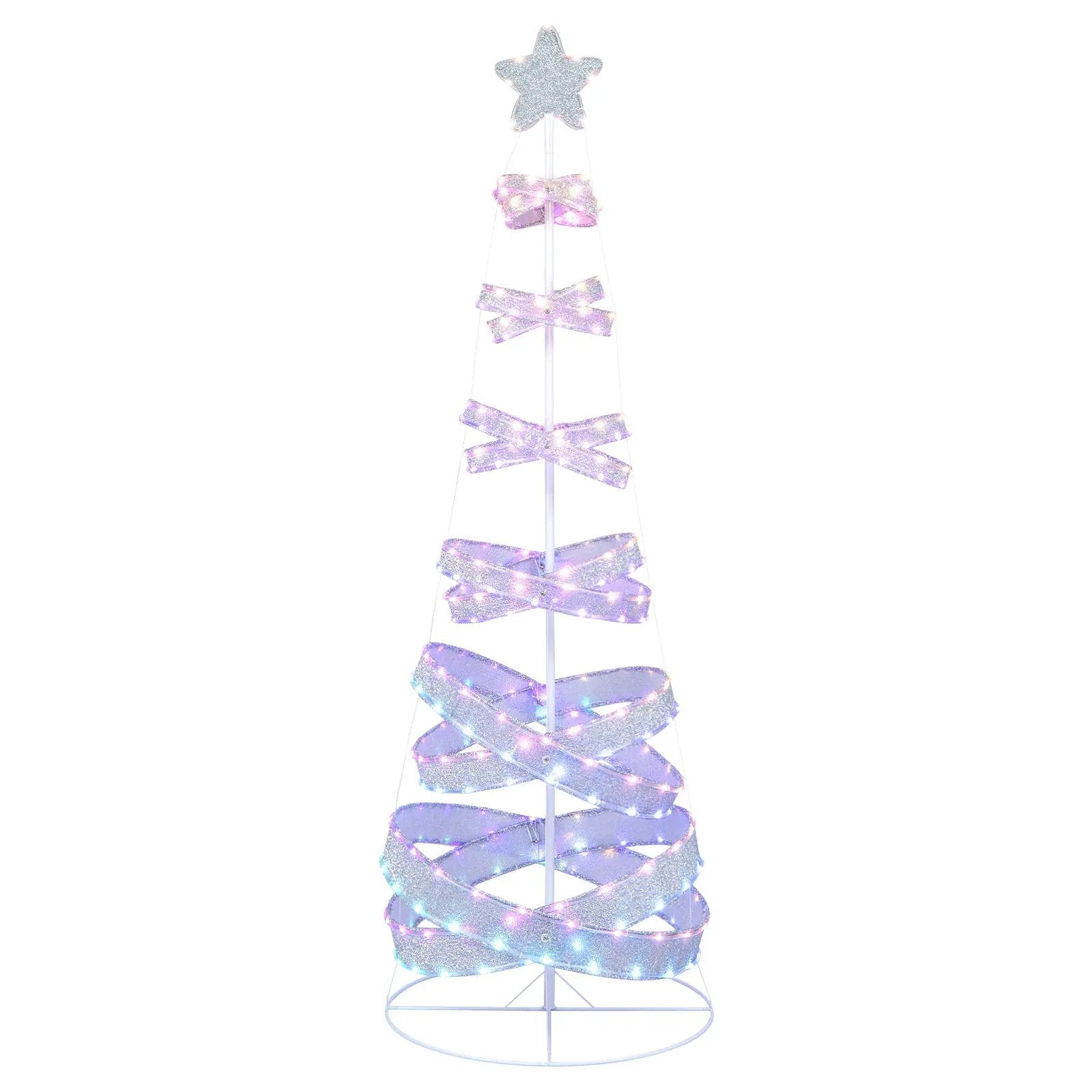 7 Feet Outdoor Spiral Christmas Tree for Party Xmas New Year Decoration by DirectDeals