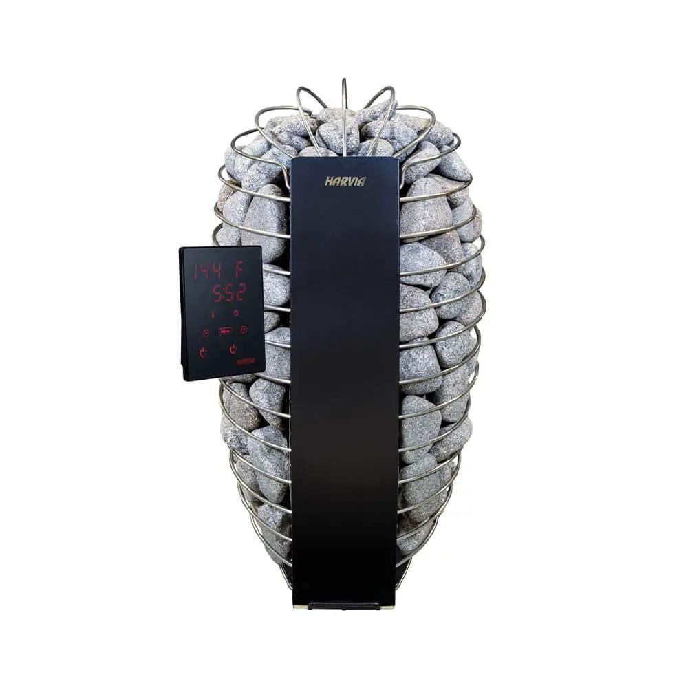 Harvia Spirit UL Certified Electric Sauna Heater With Digital Xenio Control Panel, WiFi Remote Control And Stones [SP60/80E] (SAK42565) by SAKSBY WHOLESALE