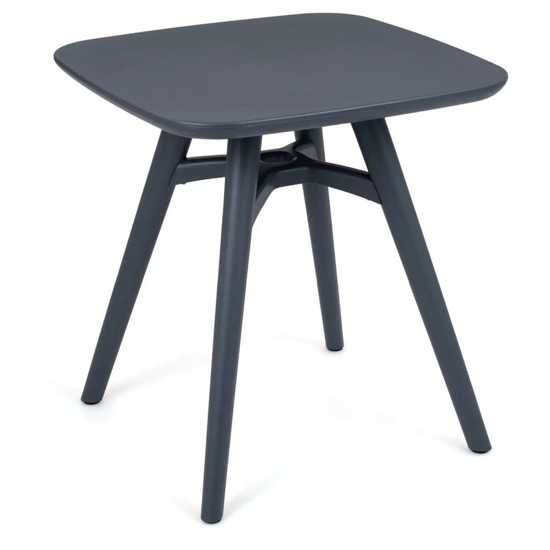 Square Outdoor Dining Table All-Weather Plastic Patio Bistro Table for 4 by DirectDeals