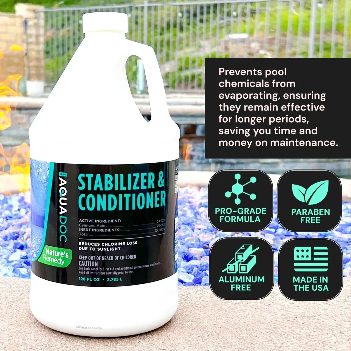 Liquid Pool Stabilizer & Conditioner by AquaDoc