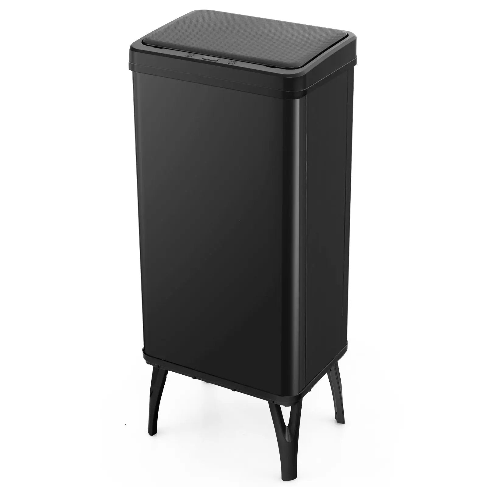 13.2 Gallon Stainless Steel Trash Can with Stay-on Lid and Soft Closure by DirectDeals