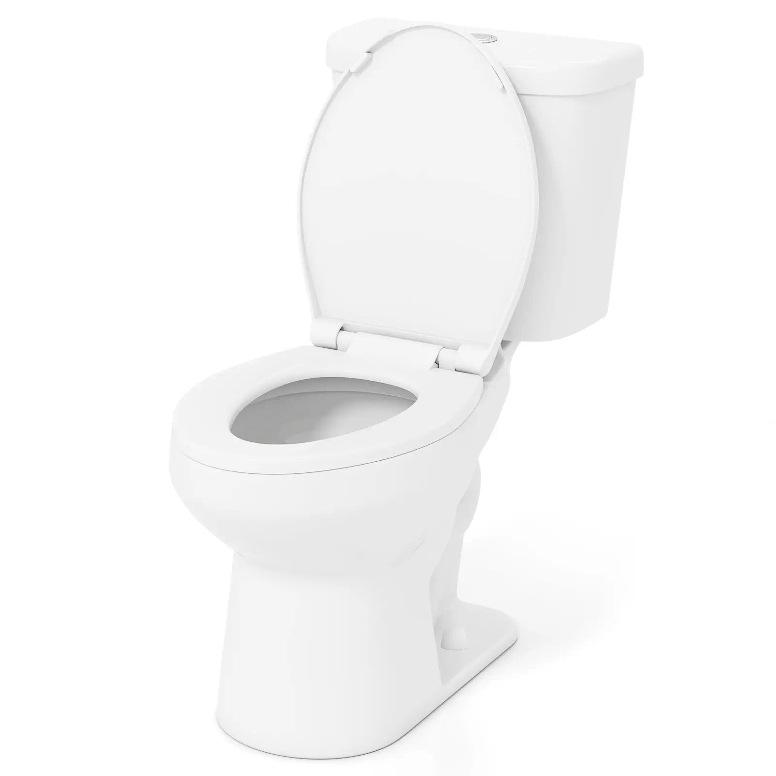 Standard Toilet with 17.5 Inch ADA Comfort Chair Height Seat by DirectDeals