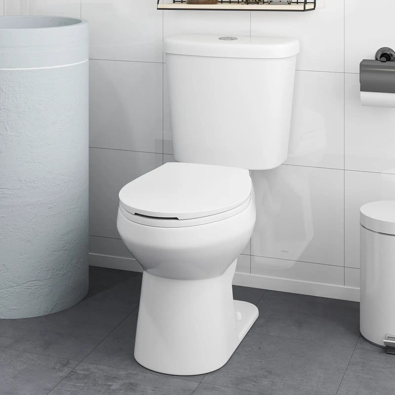 Standard Toilet with 17.5 Inch ADA Comfort Chair Height Seat by DirectDeals