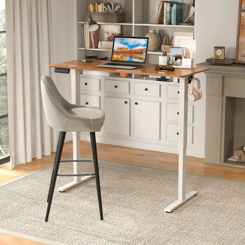 Standing Desk 55x24 Inch with Memory Height Settings by DirectDeals
