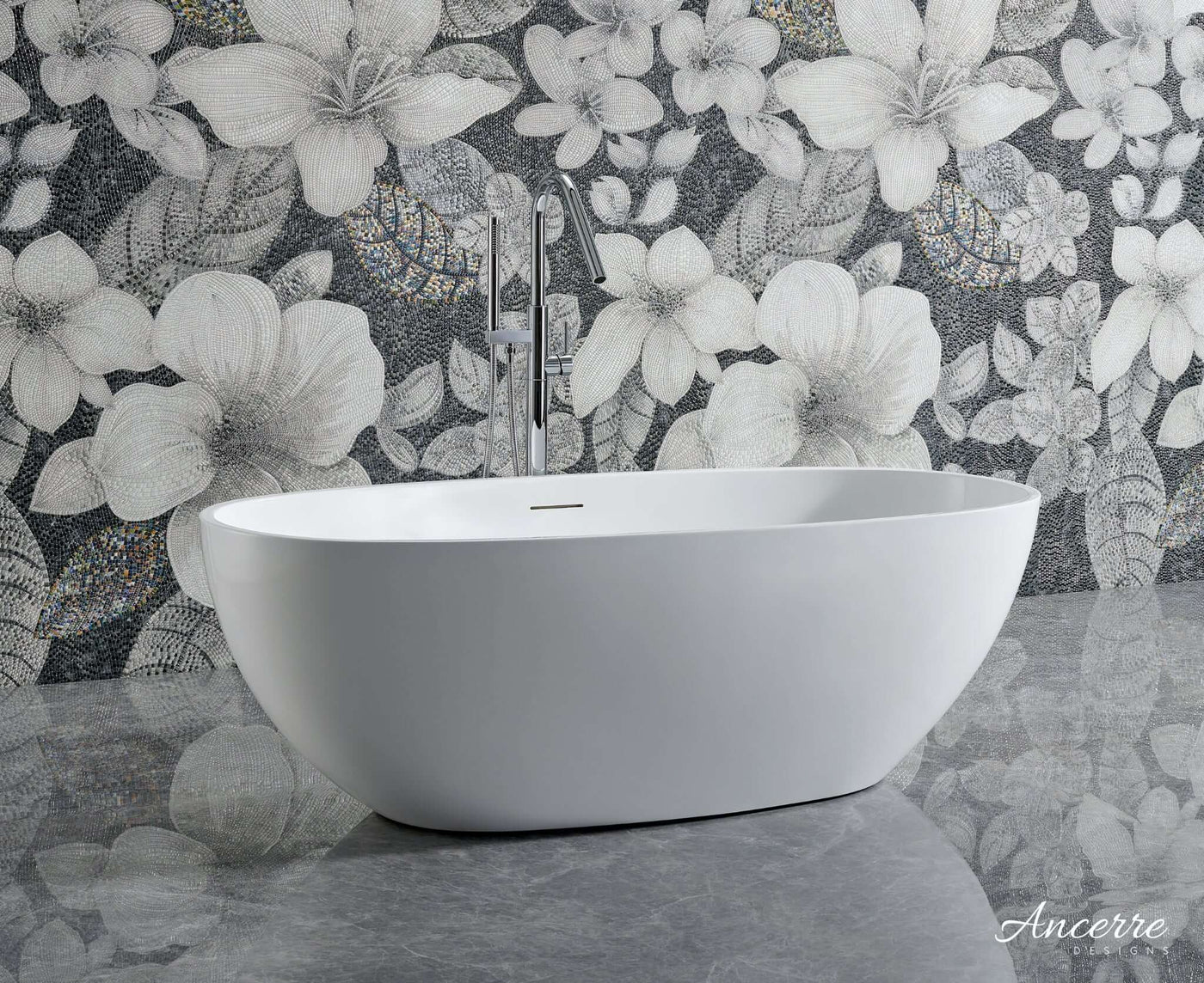 STONEBROOK Freestanding Acrylic Bathtub by Ancerre Designs