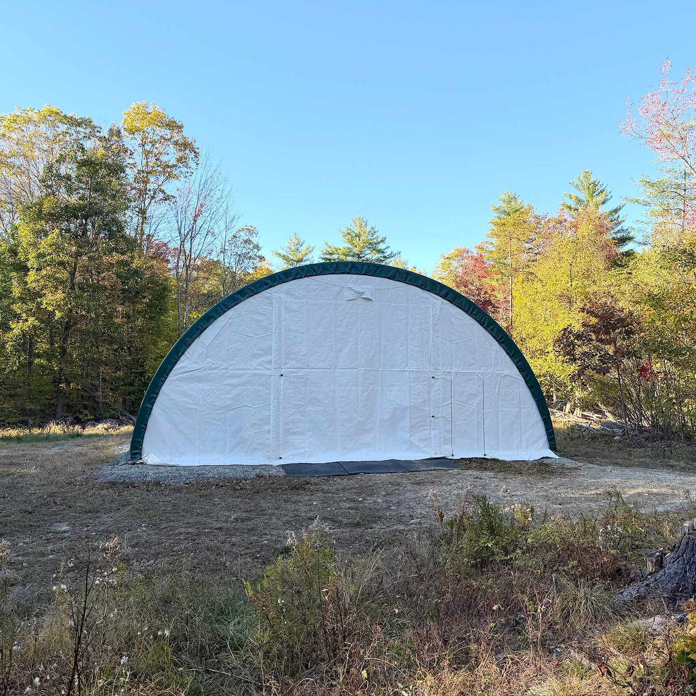 W30'xL40'xH15' Single Truss Arch Storage Shelter by Chery Industrial