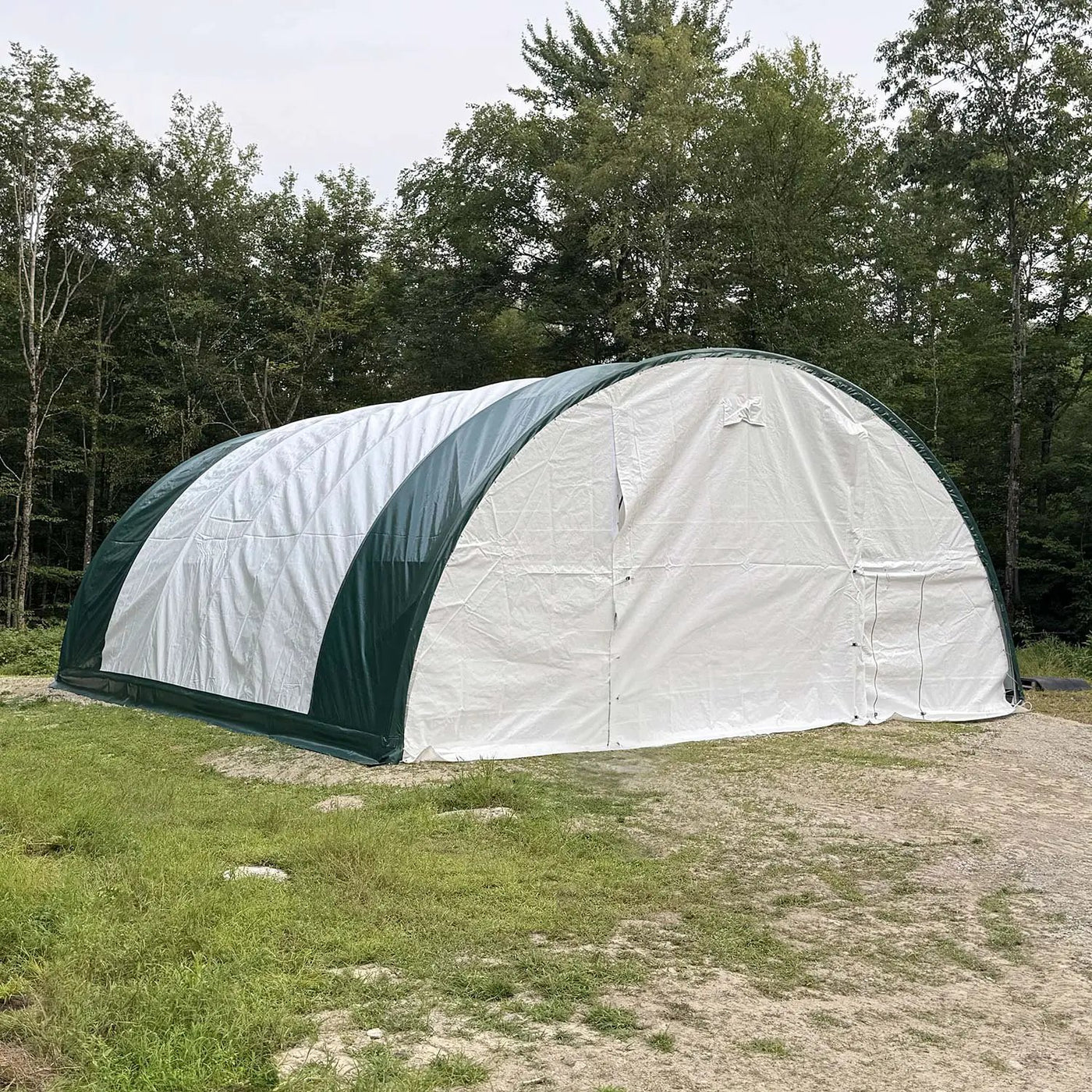 W30'xL40'xH15' Single Truss Arch Storage Shelter by Chery Industrial