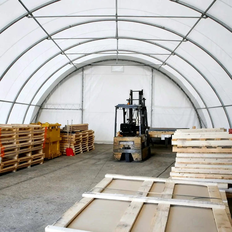 W30'xL85'xH15' Single Truss Arch Storage Shelter by Chery Industrial