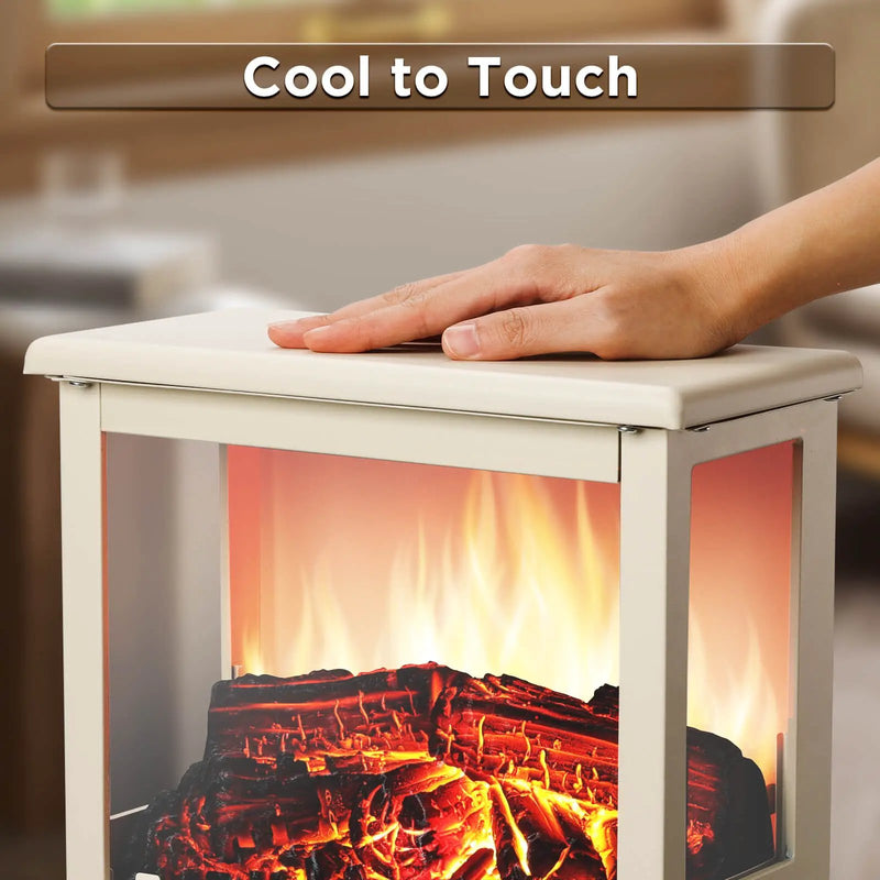 (Open Box) Suburbs TS17Q Electric Fireplace Stove Heater by TURBRO