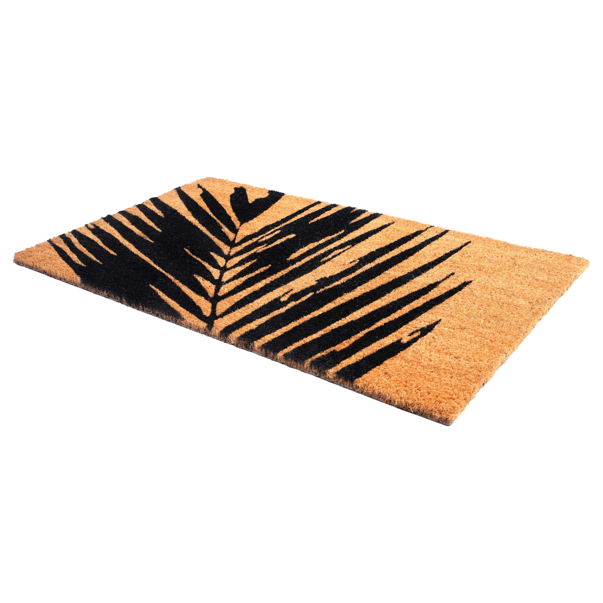 Summertime Palm Leaf Coir Doormat by Fab Habitat
