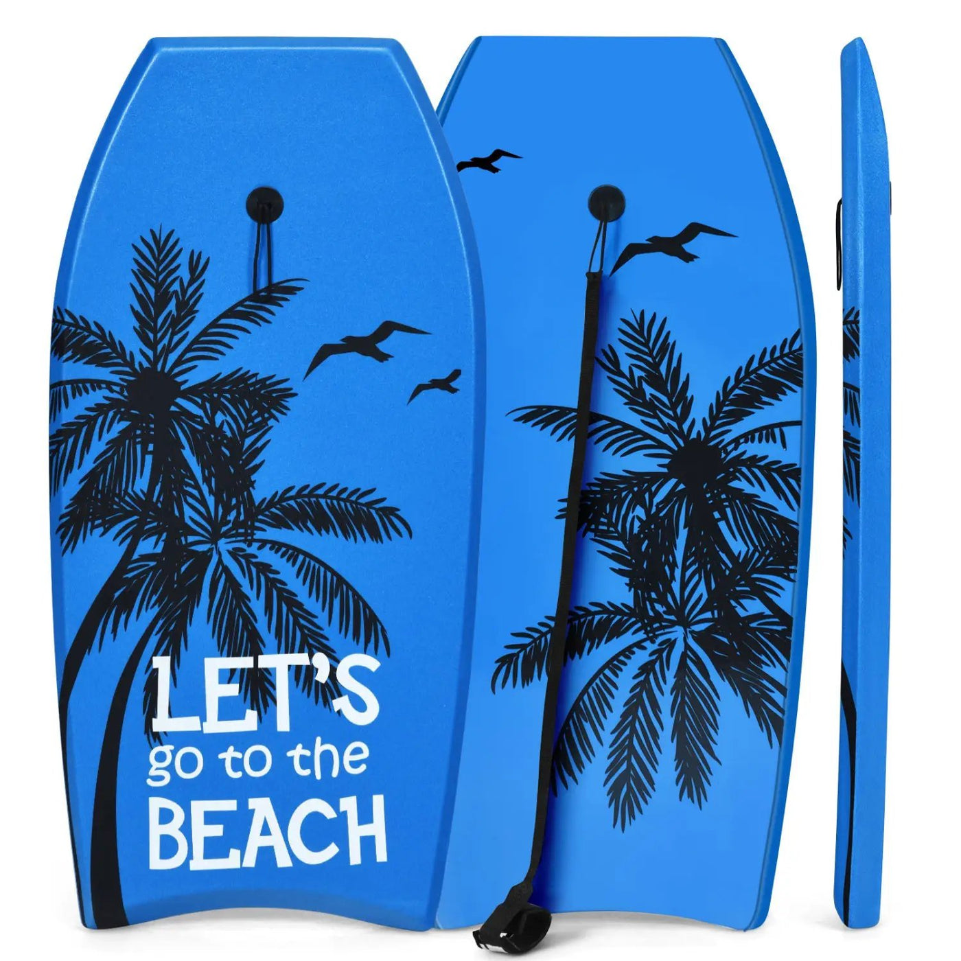 Super Lightweight Bodyboard Surfing with Leash EPS Core Boarding by DirectDeals