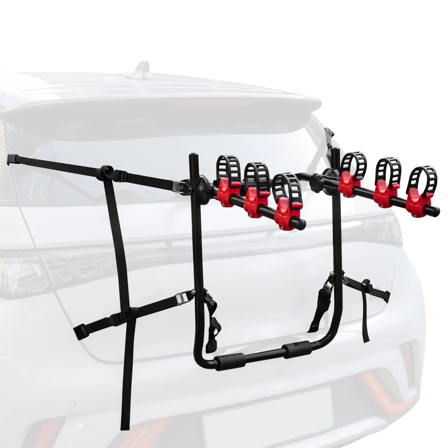 Trunk Mount 3-Bike Rack with Anti-Sway Straps for SUV by DirectDeals