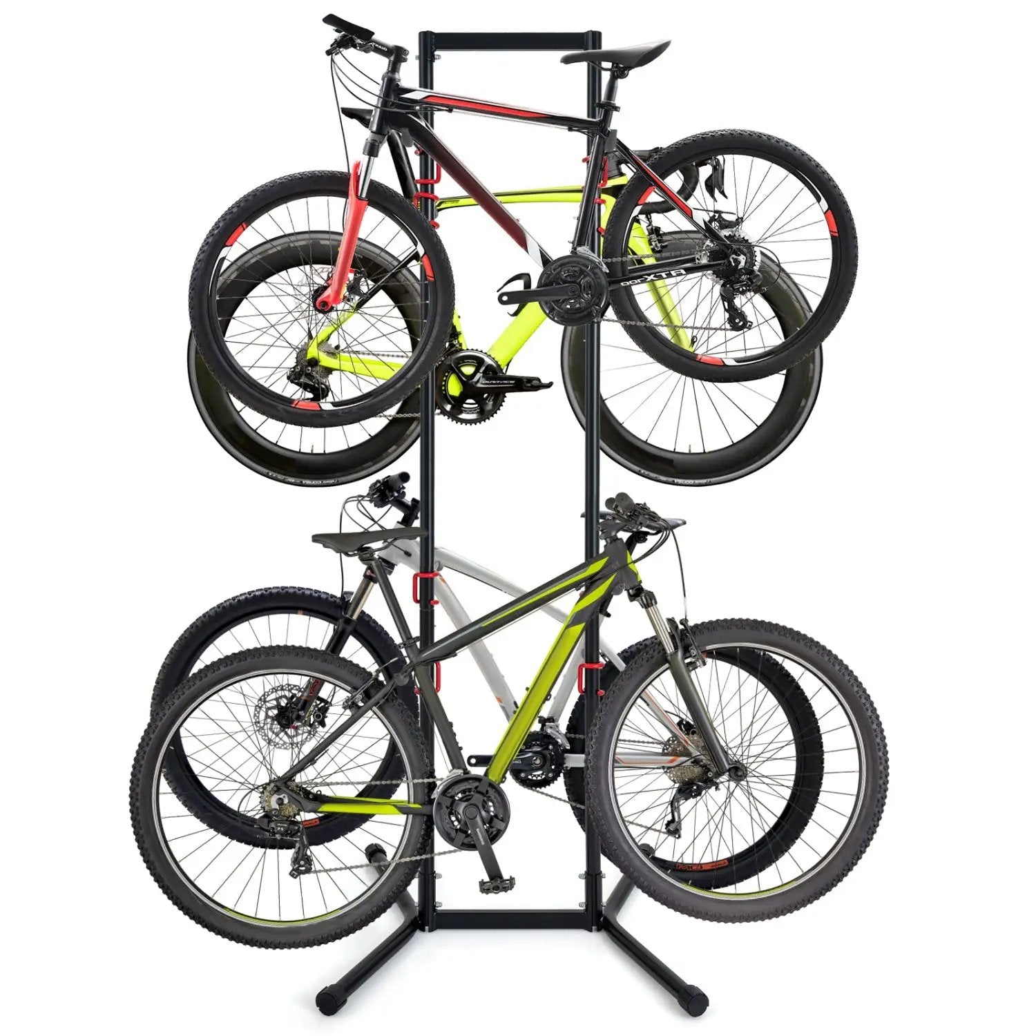 4-Bike Vertical Storage Rack with Adjustable Arms by DirectDeals