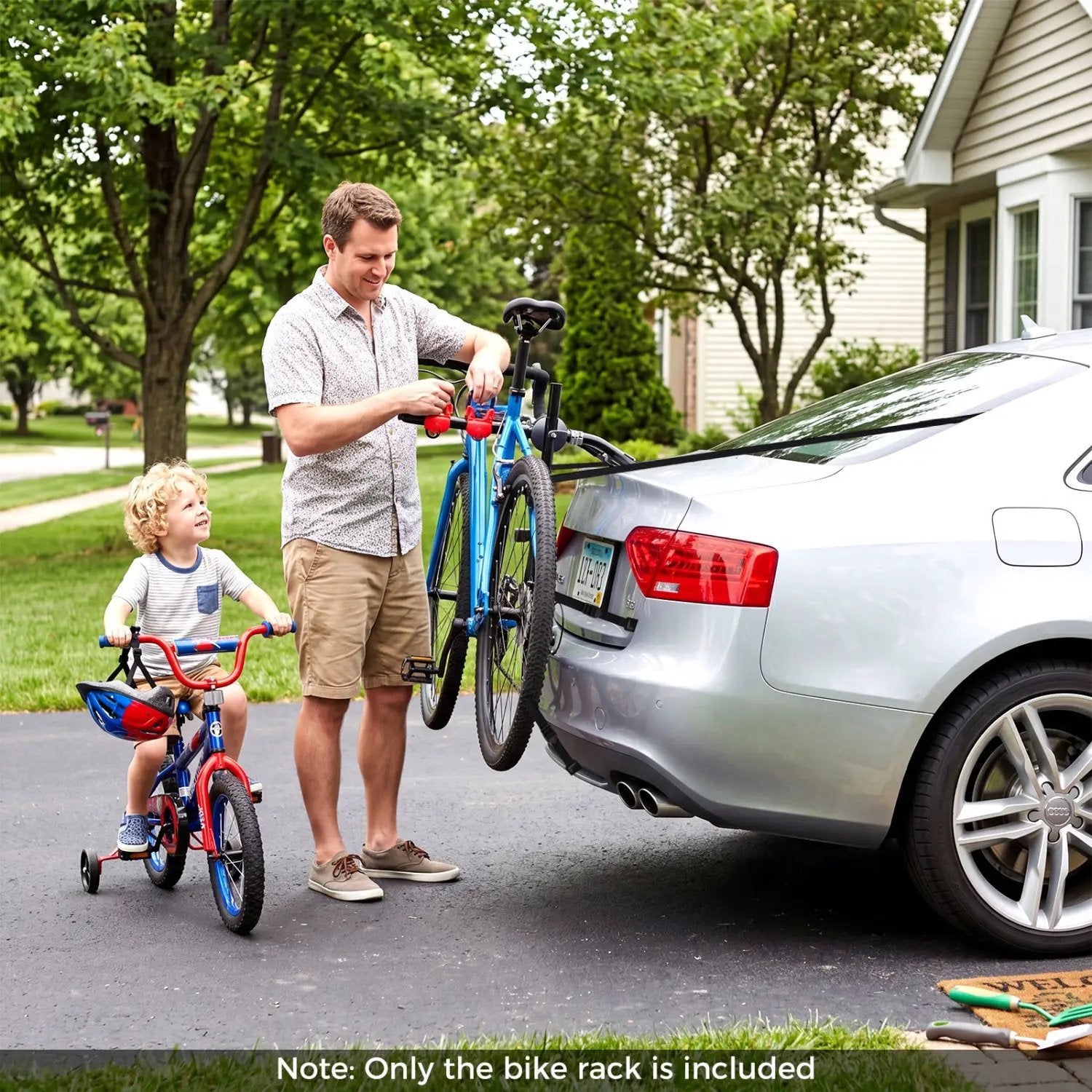 Trunk Mount 3-Bike Rack with Anti-Sway Straps for SUV by DirectDeals