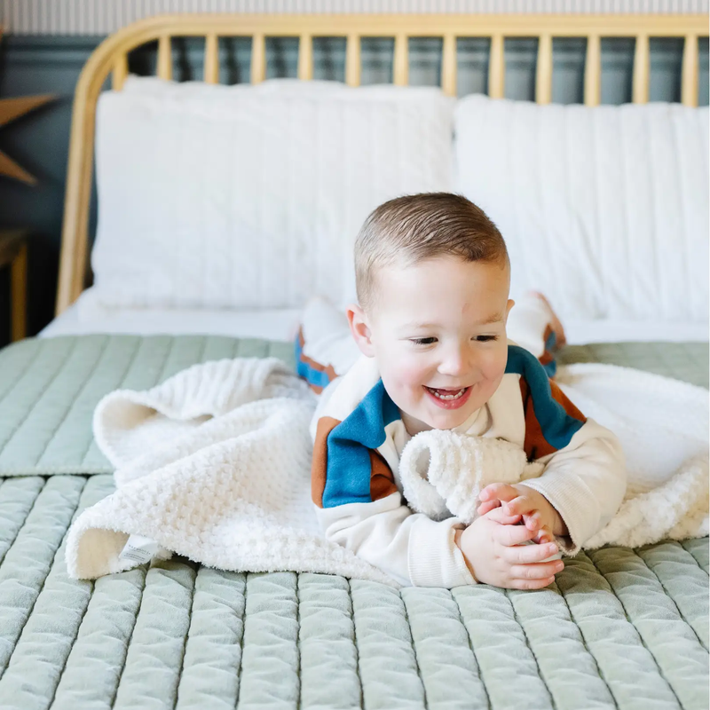 WAFFLE KNIT TODDLER BLANKETS by HouseOfZazla