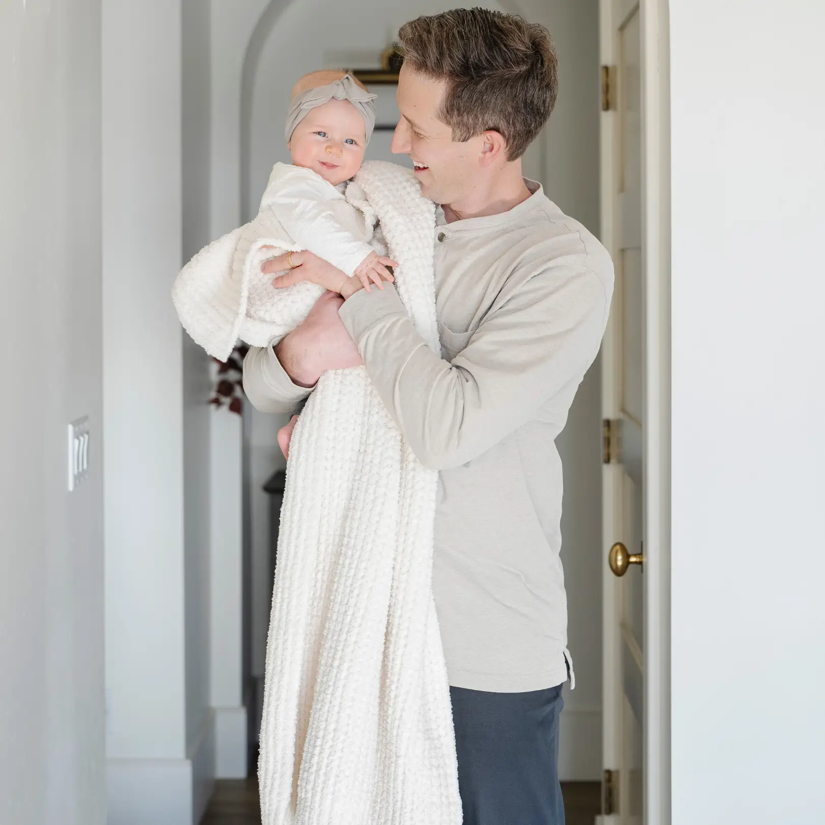 WAFFLE KNIT RECEIVING BLANKETS by HouseOfZazla