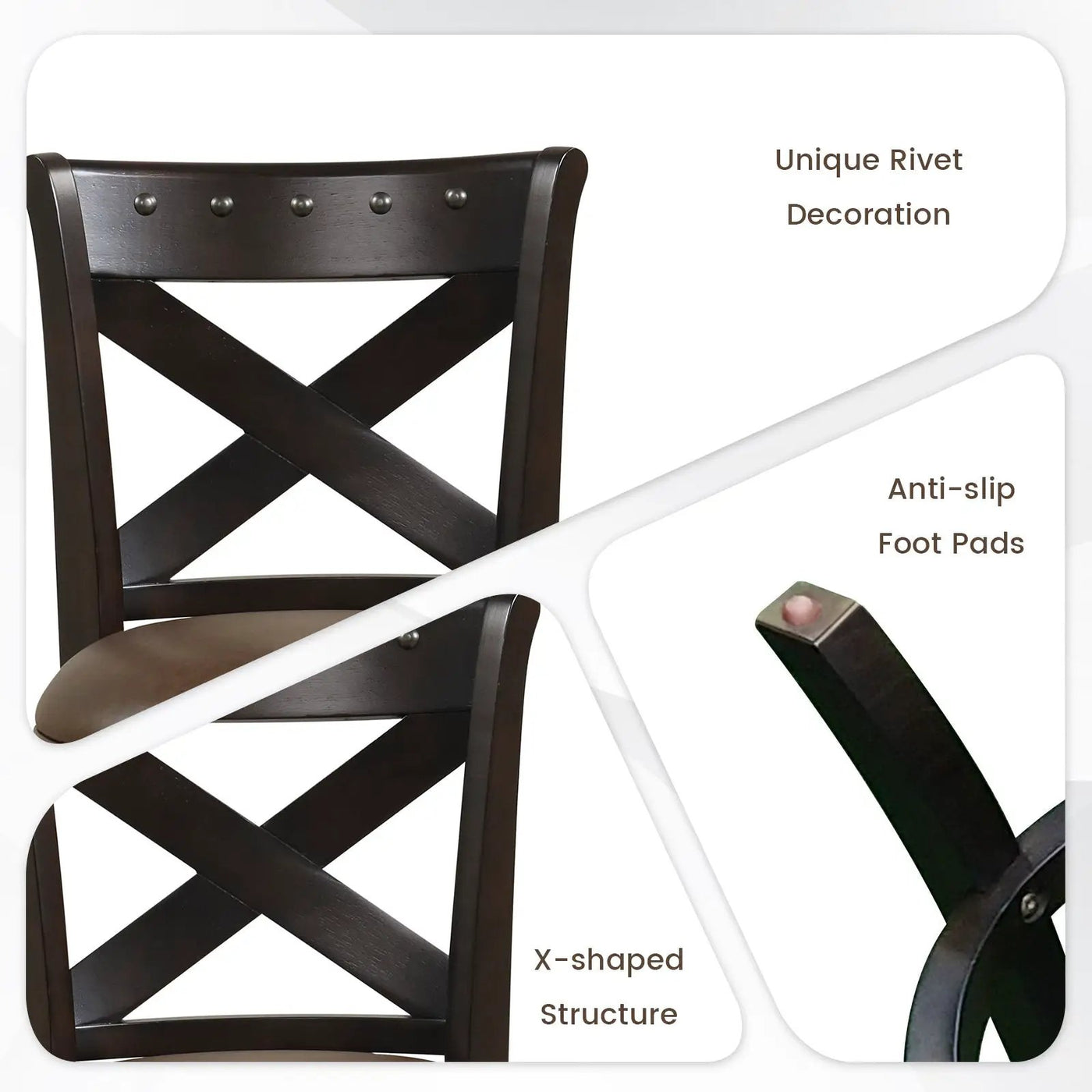 31 Inch Swivel Bar Stool with Curved Backrest PU Leather Seat and Footrest by DirectDeals