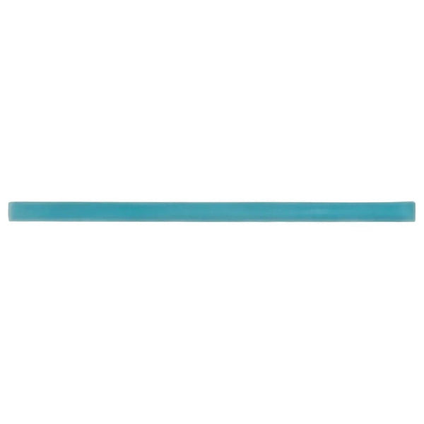 Sapphire Blue 0.5x12 Matte Glass Pencil Tile Trim (10 pack, 0.5 sq ft/case)