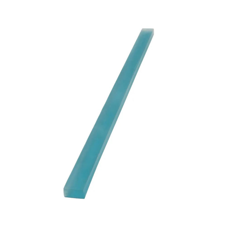 Sapphire Blue 0.5x12 Matte Glass Pencil Tile Trim (10 pack, 0.5 sq ft/case) by Apollo Tile