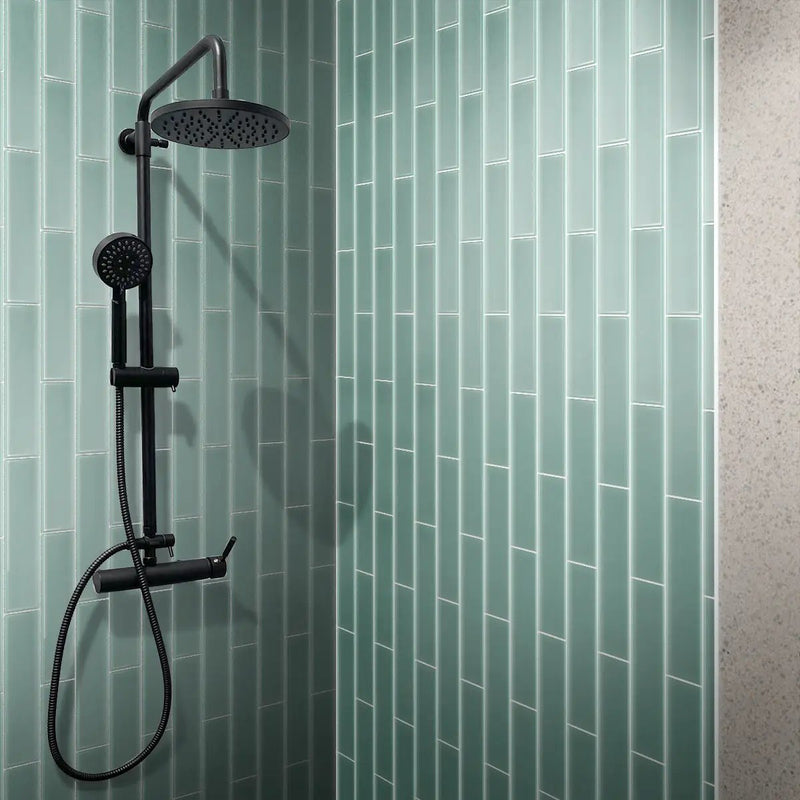 Blizzard Blue 3x12 Matte Subway Glass Tile (20 pack, 5 sq ft/case) by Apollo Tile