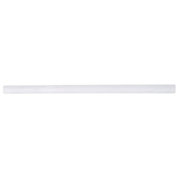 White 0.5x12 Matte Glass Pencil Tile Trim (10 pack, 0.5 sq ft/case)
