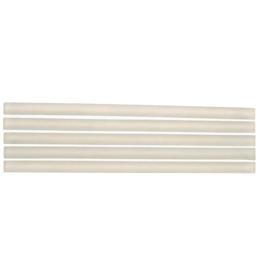 Light Gray 0.5x12 Matte Glass Pencil Tile Trim (10 pack, 0.5 sq ft/case) by Apollo Tile