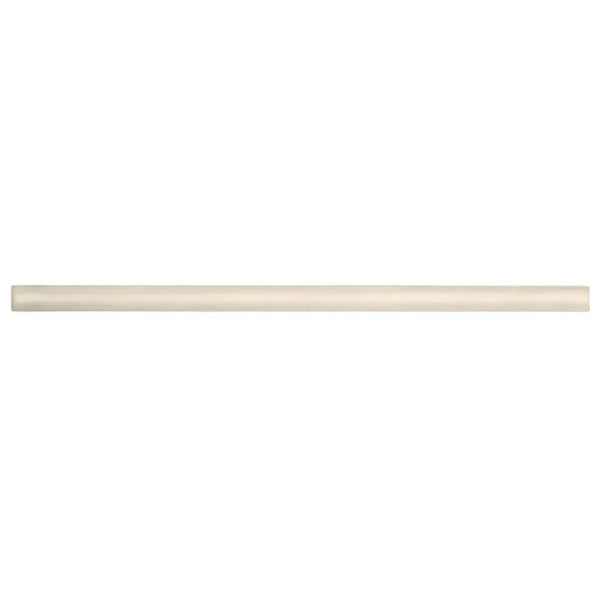 Light Gray 0.5x12 Matte Glass Pencil Tile Trim (10 pack, 0.5 sq ft/case)