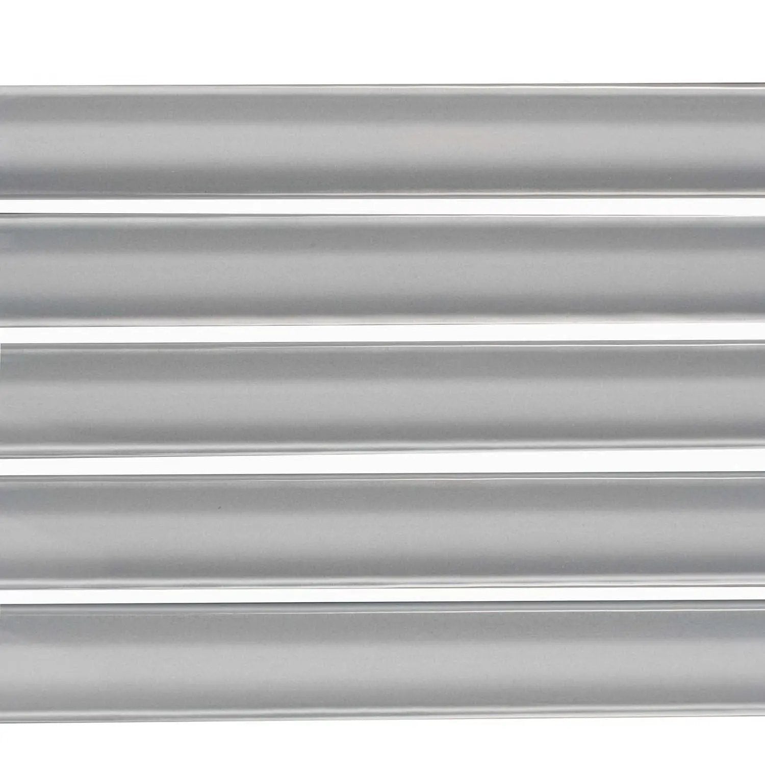 Gray 0.5x12 Glass Glossy Pencil Tile Trim (10 pack, 0.5 sq ft/case) by Apollo Tile