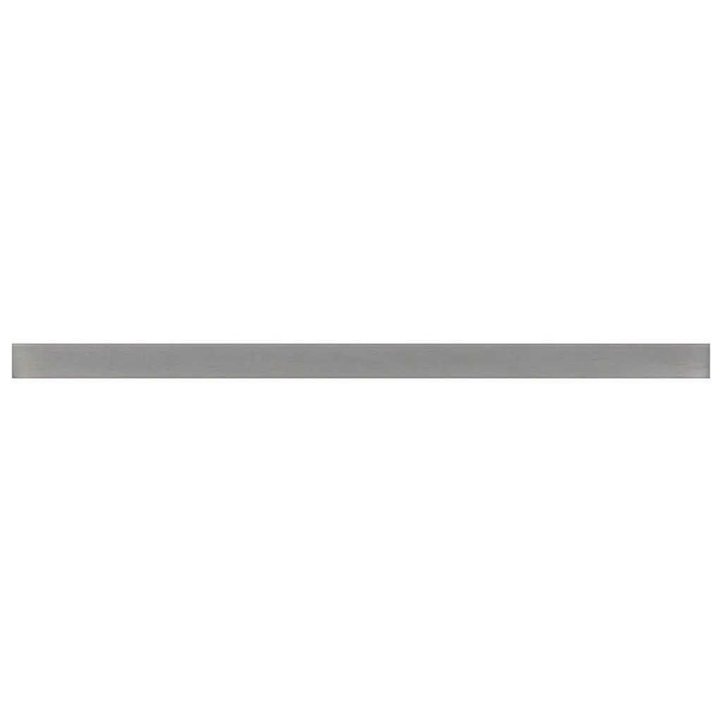 Fossil Gray 0.5x12 Glossy Glass Pencil Tile Trim (10 pack, 0.5 sq ft/case) by Apollo Tile