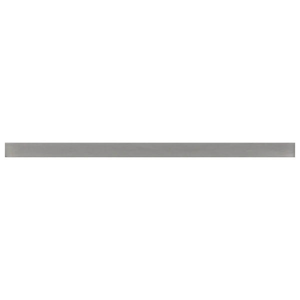 Fossil Gray 0.5x12 Glossy Glass Pencil Tile Trim (10 pack, 0.5 sq ft/case)
